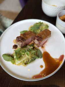 Lamm mit Spargelsalat